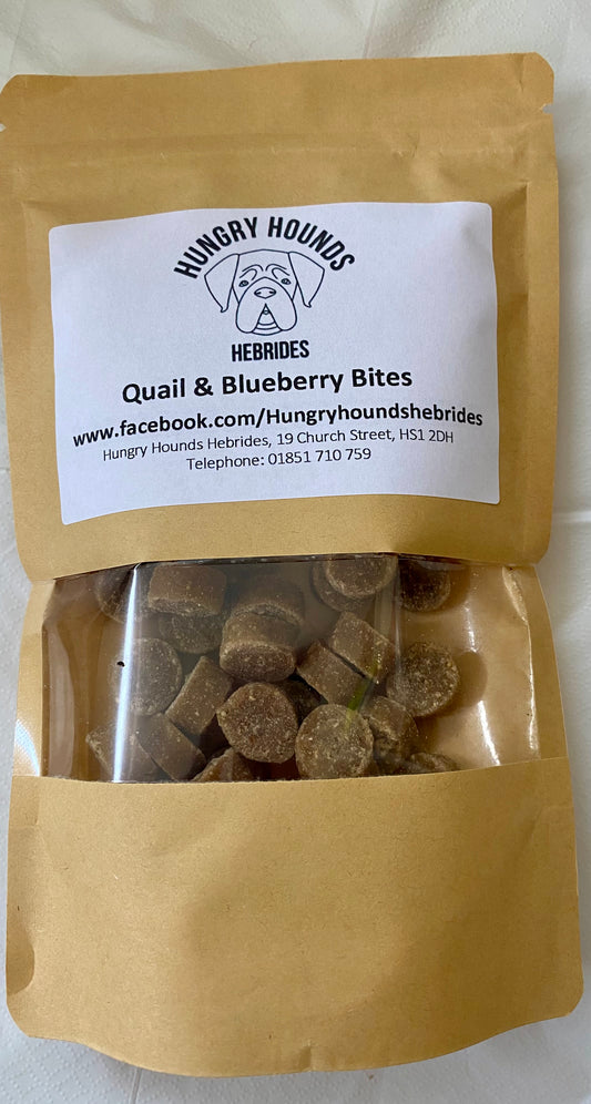 Quail & Blueberry Bites